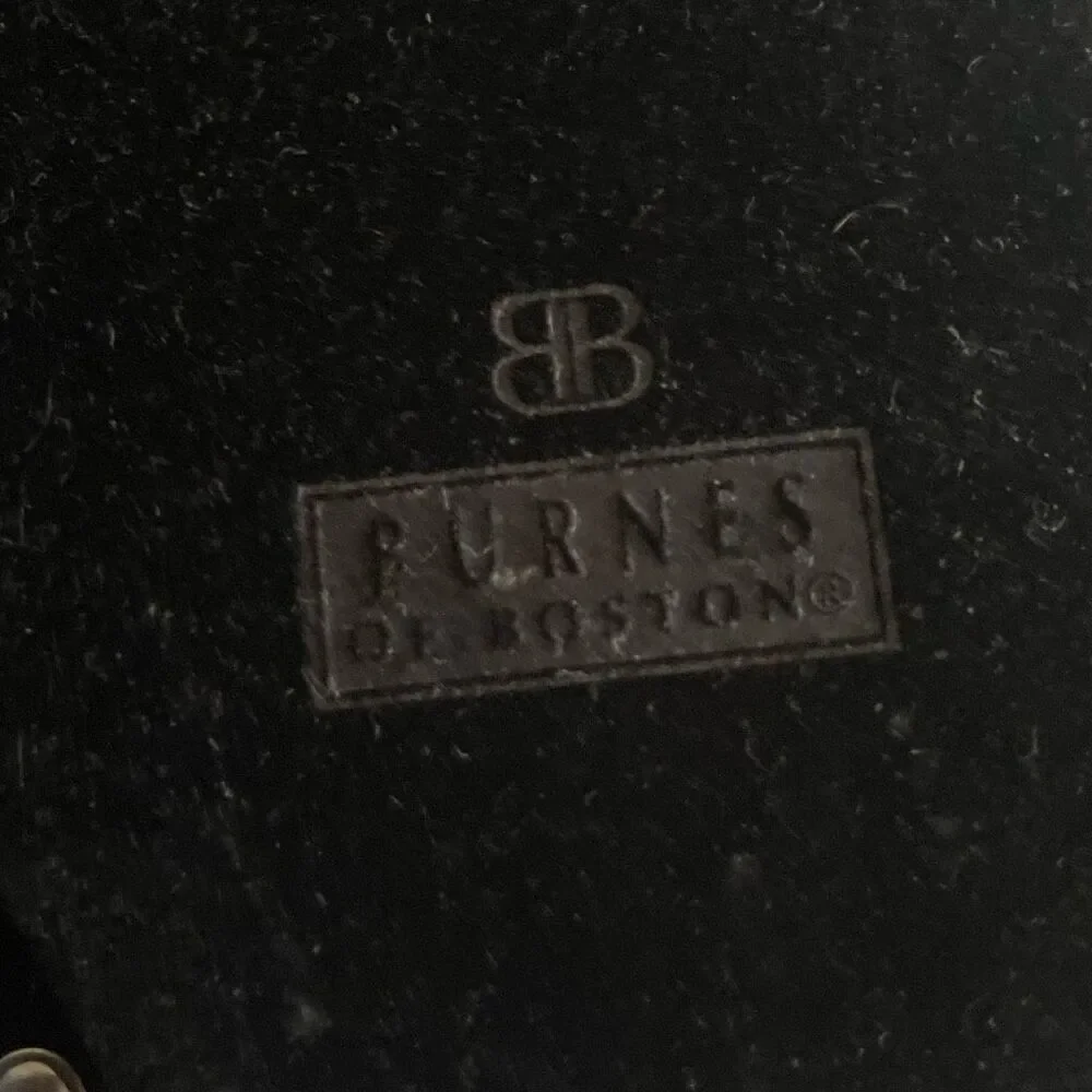 Burnes of Boston picture frame standing silver diamond rhinestone scroll pewter